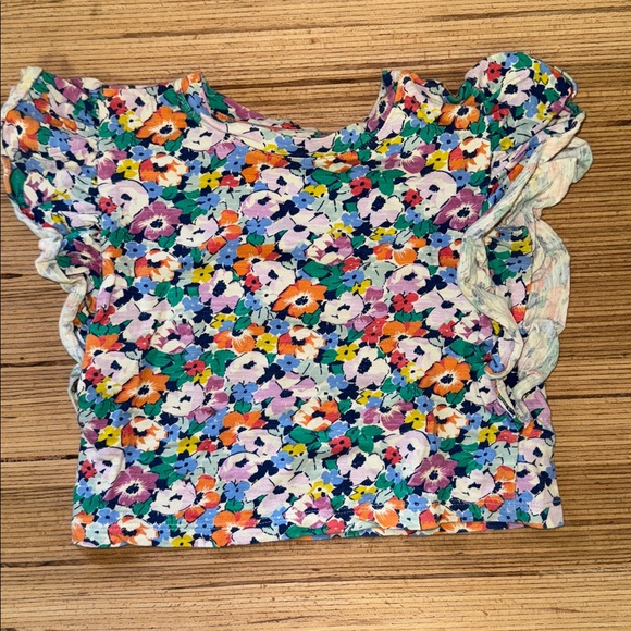 GAP Kids Floral, White, and Gray Tee Set - Picture 4 of 5